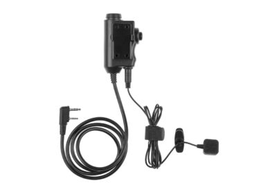 Earmor M52 Tactical PTT Kenwood Black - obrazek 2