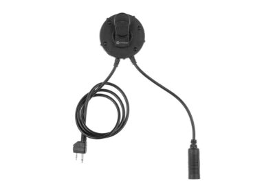 Earmor M55 Tactical PTT Midland Black - obrazek 2