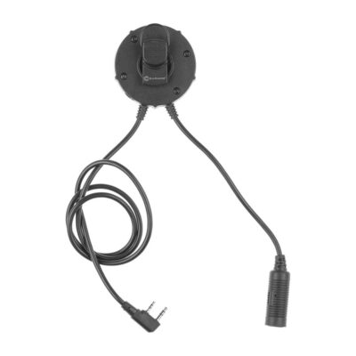 Alternative view of Earmor M55 Tactical PTT Kenwood Black