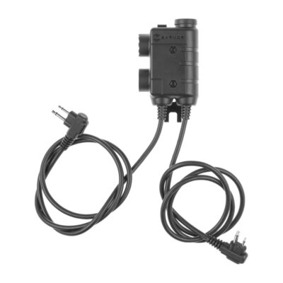 asgbox.pl - M56 Dual Comm Tactical PTT for 2x Motorola Two Pin Earmor