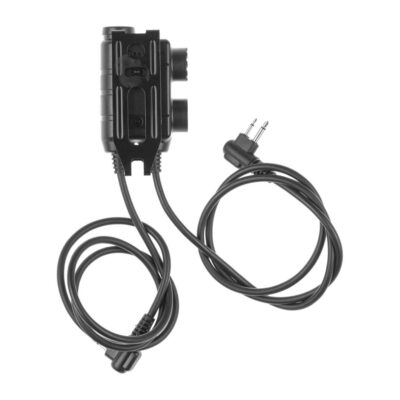 Alternative view of Earmor M56 Dual Comm Tactical PTT for 2x Motorola Two Pin Black