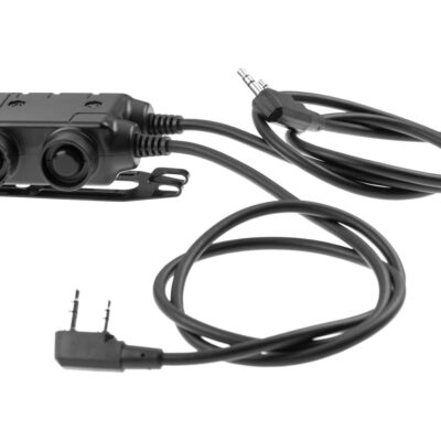 Earmor M56 Dual Comm Tactical PTT for 2x Kenwood Black OD-TM-12733106000 asgbox.pl