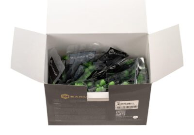 Earmor MaxDefense Silicone Ear Plugs NRR23 100 Pairs Box Yellow - obrazek 4