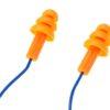 Earmor MaxDefense Silicone Cord Ear Plugs NRR28 100 Pairs Box Orange OD-TM-12734802000 asgbox.pl