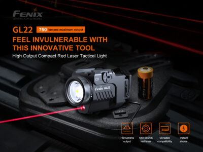 FENIX GL22 TACTICAL LIGHT WITH RED LASER SIGHT - obrazek 2