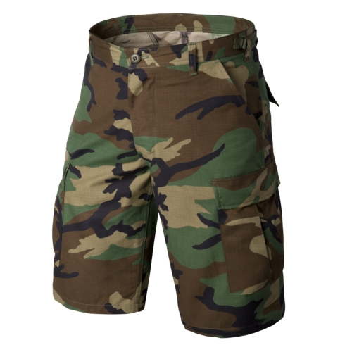 HELIKON BDU Shorts PolyCotton Ripstop - US Woodland OD-A-SP-BDK-PR-03-B02 asgbox.pl HELIKON BDU Shorts PolyCotton Ripstop - US Woodland