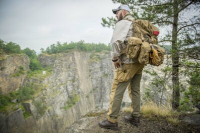 HELIKON HYBRID OUTBACK(R) Pants DuraCanvas(R) - Taiga Green - obrazek 2