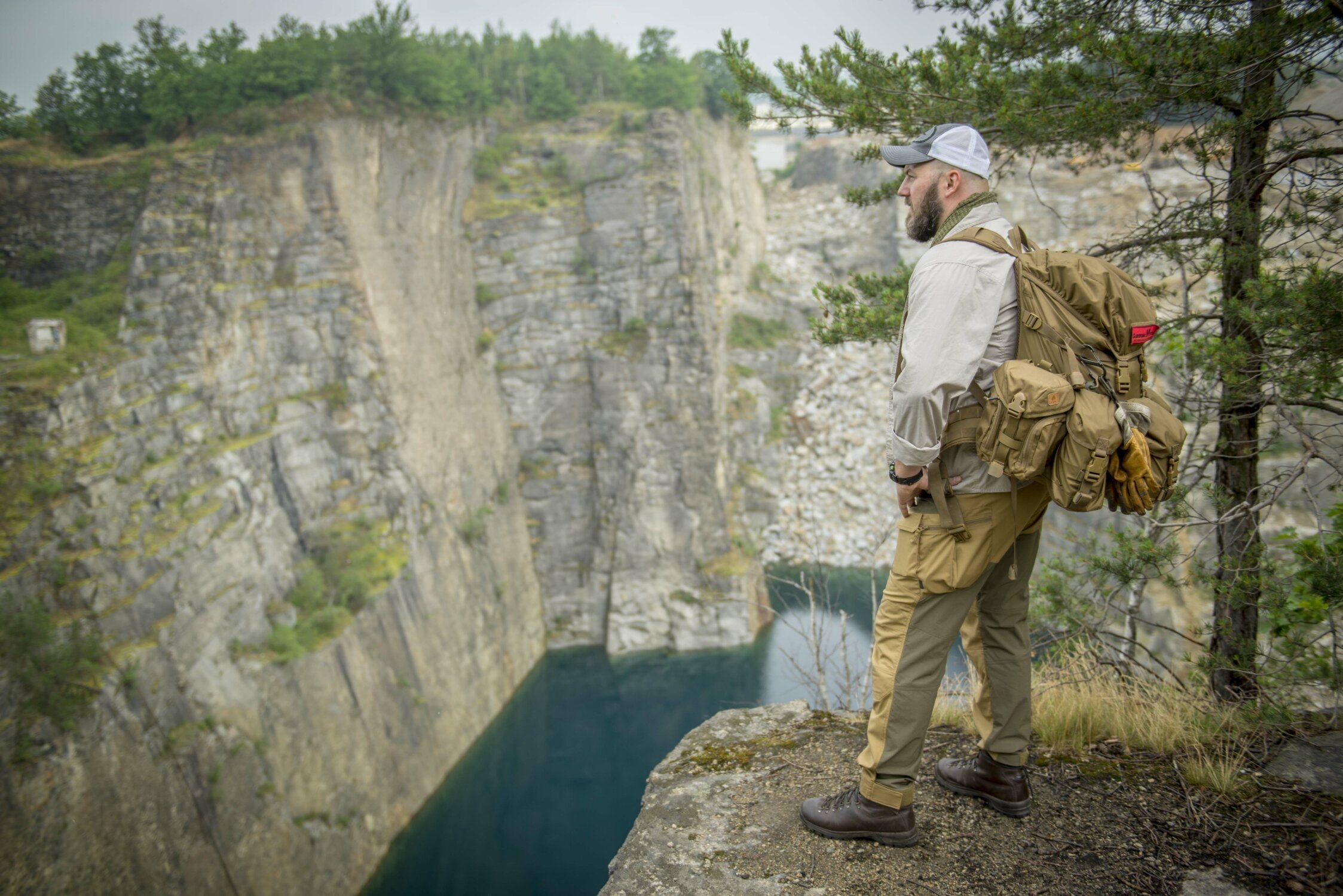 HELIKON HYBRID OUTBACK(R) Pants DuraCanvas(R) - Taiga Green OD-A-SP-HOP-DC-09-B03 asgbox.pl HELIKON HYBRID OUTBACK(R) Pants DuraCanvas(R) - Taiga Green - obrazek 3