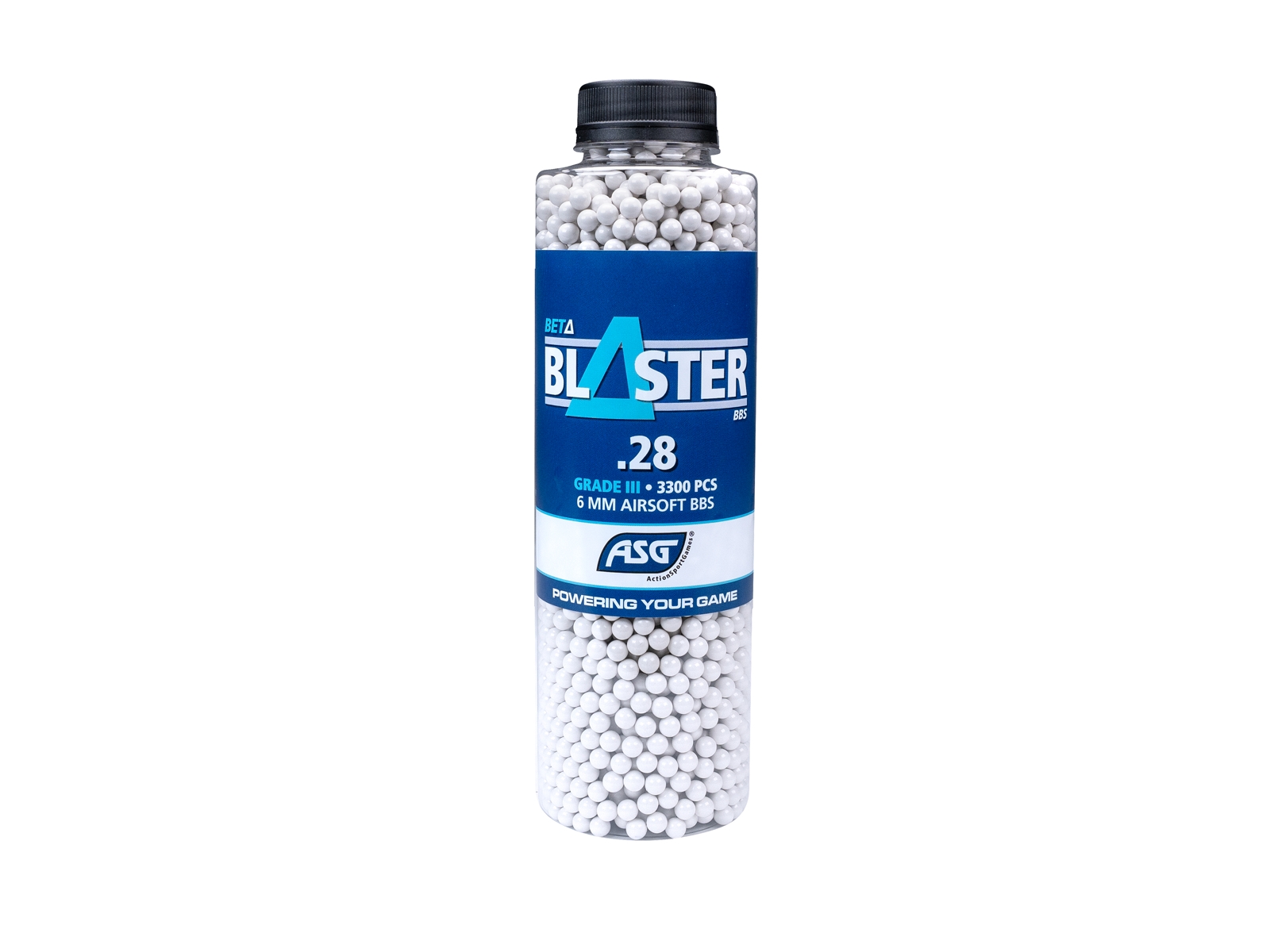 ASG BETA Blaster BBs 0,28g, 3300 BBs - White OD-A-ASG375 asgbox.pl ASG BETA Blaster BBs 0,28g, 3300 BBs - White