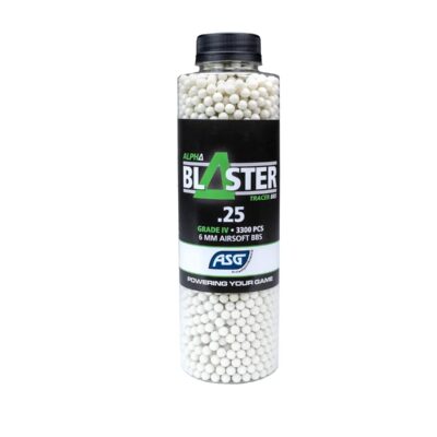 ASG BBs ALPHA Blaster Tracer 0,25g, 3300 BBs - Green