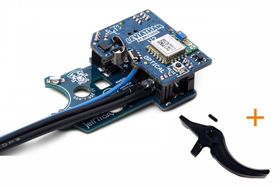 JeffTron LEVIATHAN V2 Optical (rear wired) plus CNC CLASSIC Trigger - Black OD-A-JT-LEV-V2S-CLASB asgbox.pl JeffTron LEVIATHAN V2 Optical (rear wired) plus CNC CLASSIC Trigger - Black