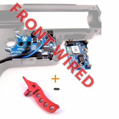 JeffTron LEVIATHAN V2 Optical (Front Wired)  plus  CNC CURVED Trigger - Red