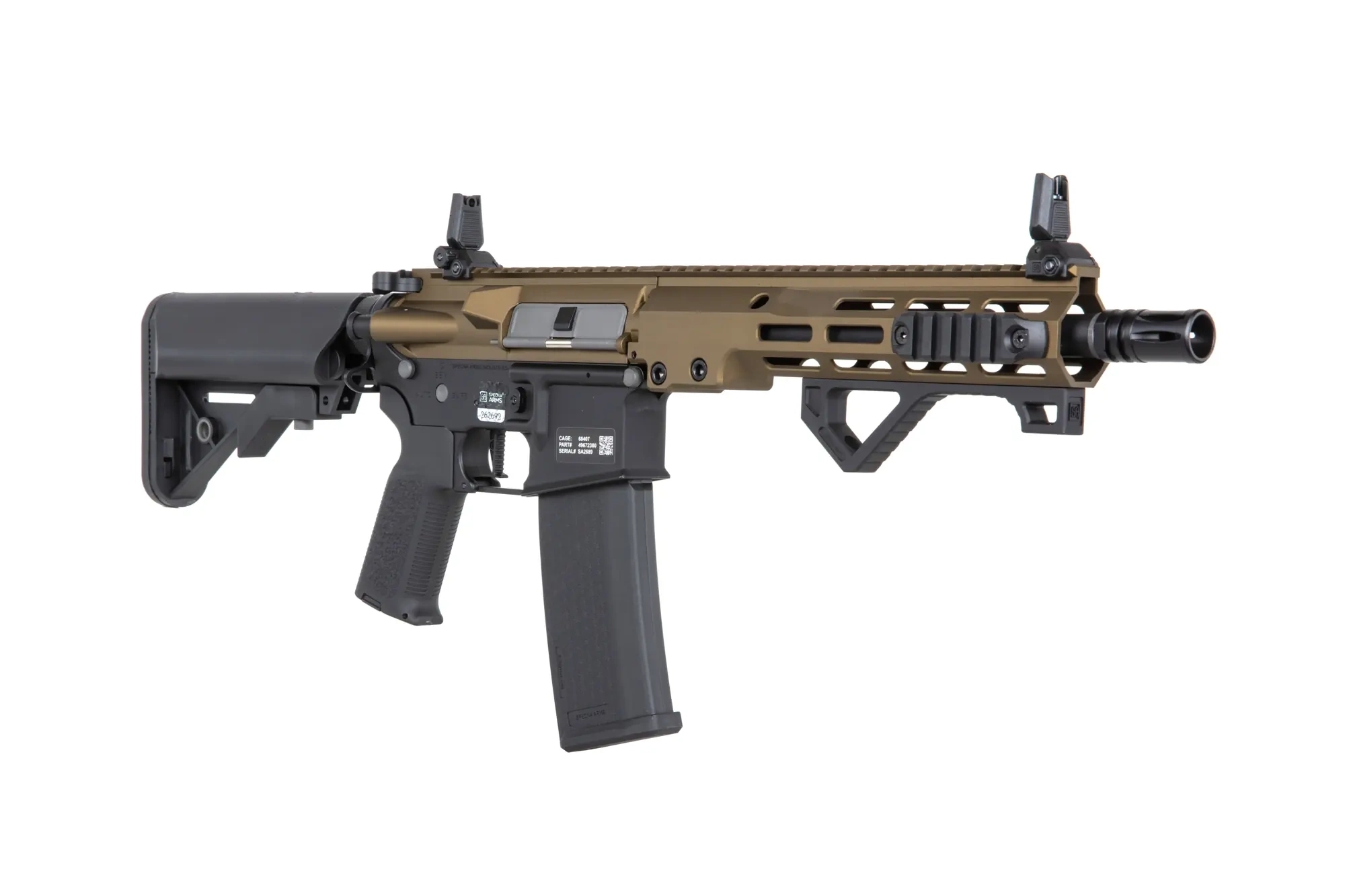 SA M4 CQB M-LOK (SA-P23 Prime(TM) Aster II ETU) with Brushless Motor - Chaos Bronze OD-A-SPARMS270-CHB asgbox.pl SA M4 CQB M-LOK (SA-P23 Prime(TM) Aster II ETU) with Brushless Motor - Chaos Bronze - obrazek 3