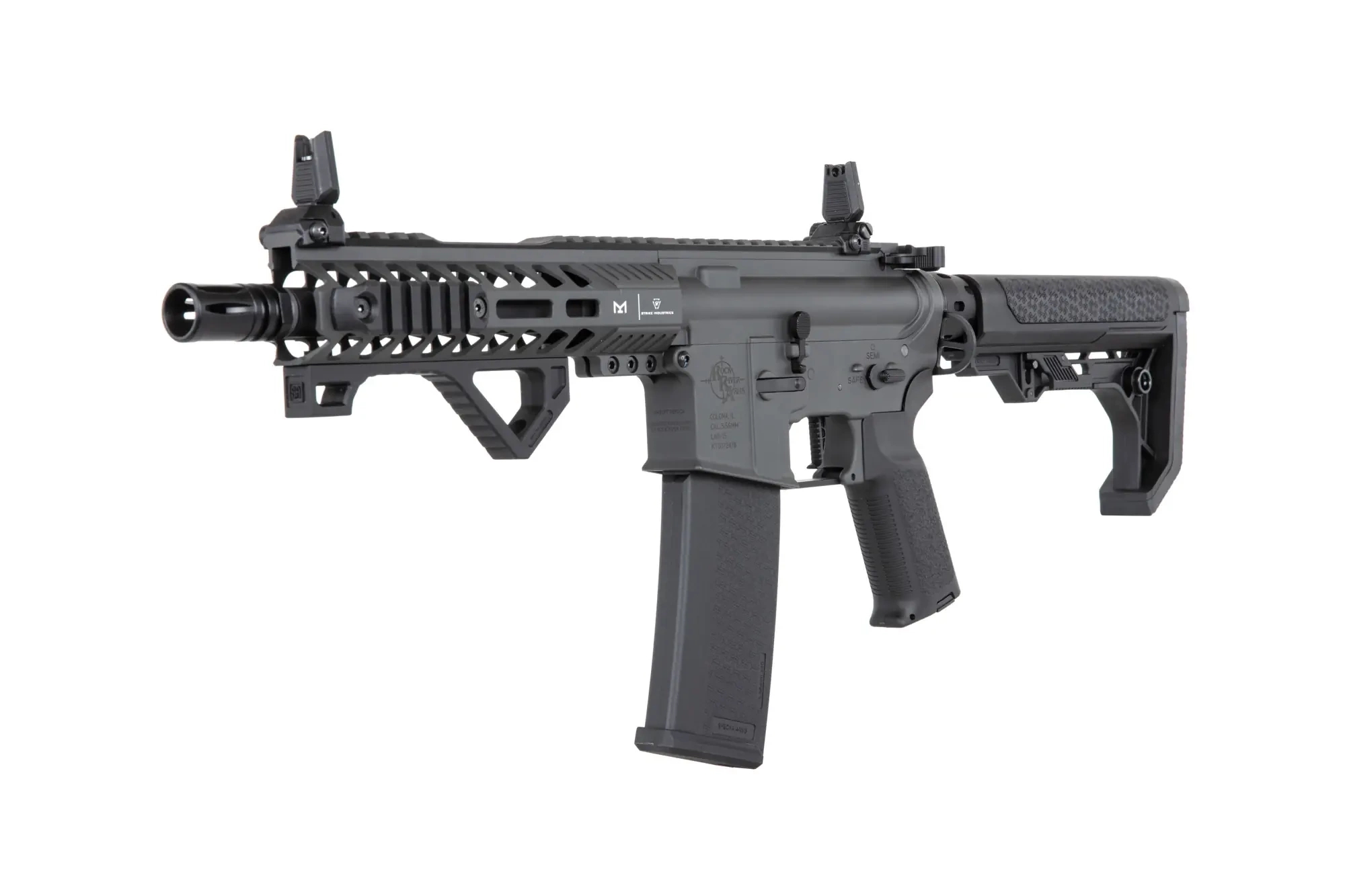 SA M4 CQB M-LOK (RRA SA-P17 Prime(TM) Aster II ETU) with Brushless Motor - Chaos Grey OD-A-SPARMS315-GR asgbox.pl SA M4 CQB M-LOK (RRA SA-P17 Prime(TM) Aster II ETU) with Brushless Motor - Chaos Grey - obrazek 2