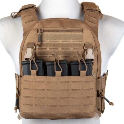Alternative view of SATAC Tactical QR II Plate Carrier - Tan