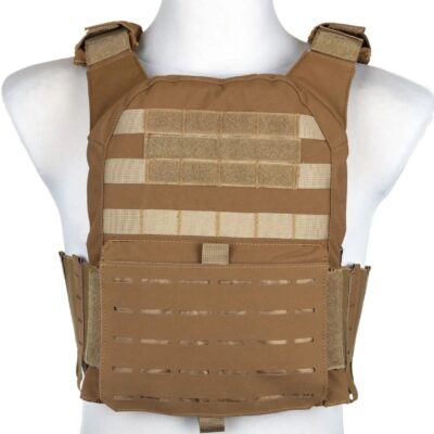 Alternative view of SATAC Tactical Advanced Plate Carrier - Tan