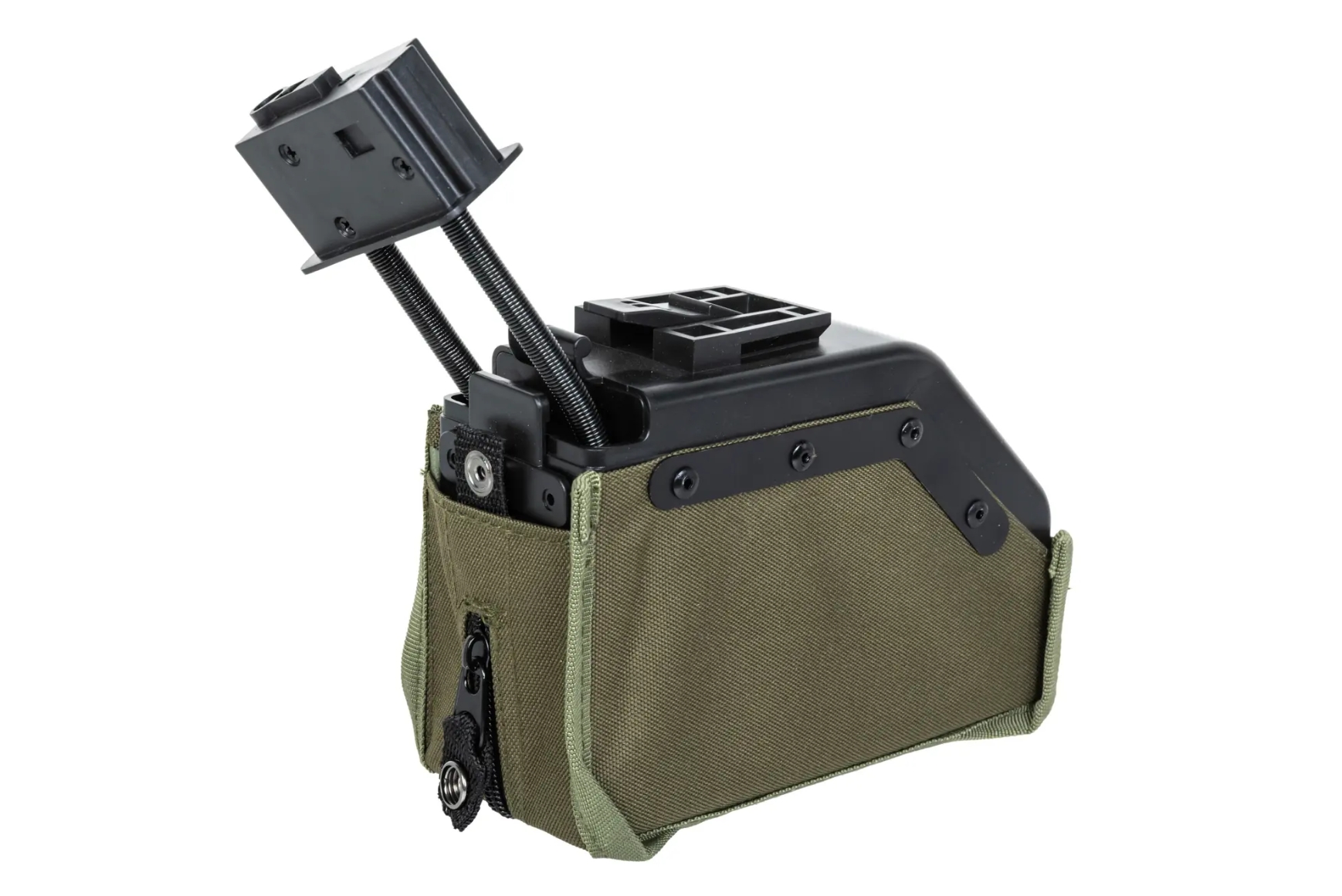 SA Electric Magazine for M249, 1500 BBs - Green OD-A-SPARMS317-OD asgbox.pl SA Electric Magazine for M249, 1500 BBs - Green