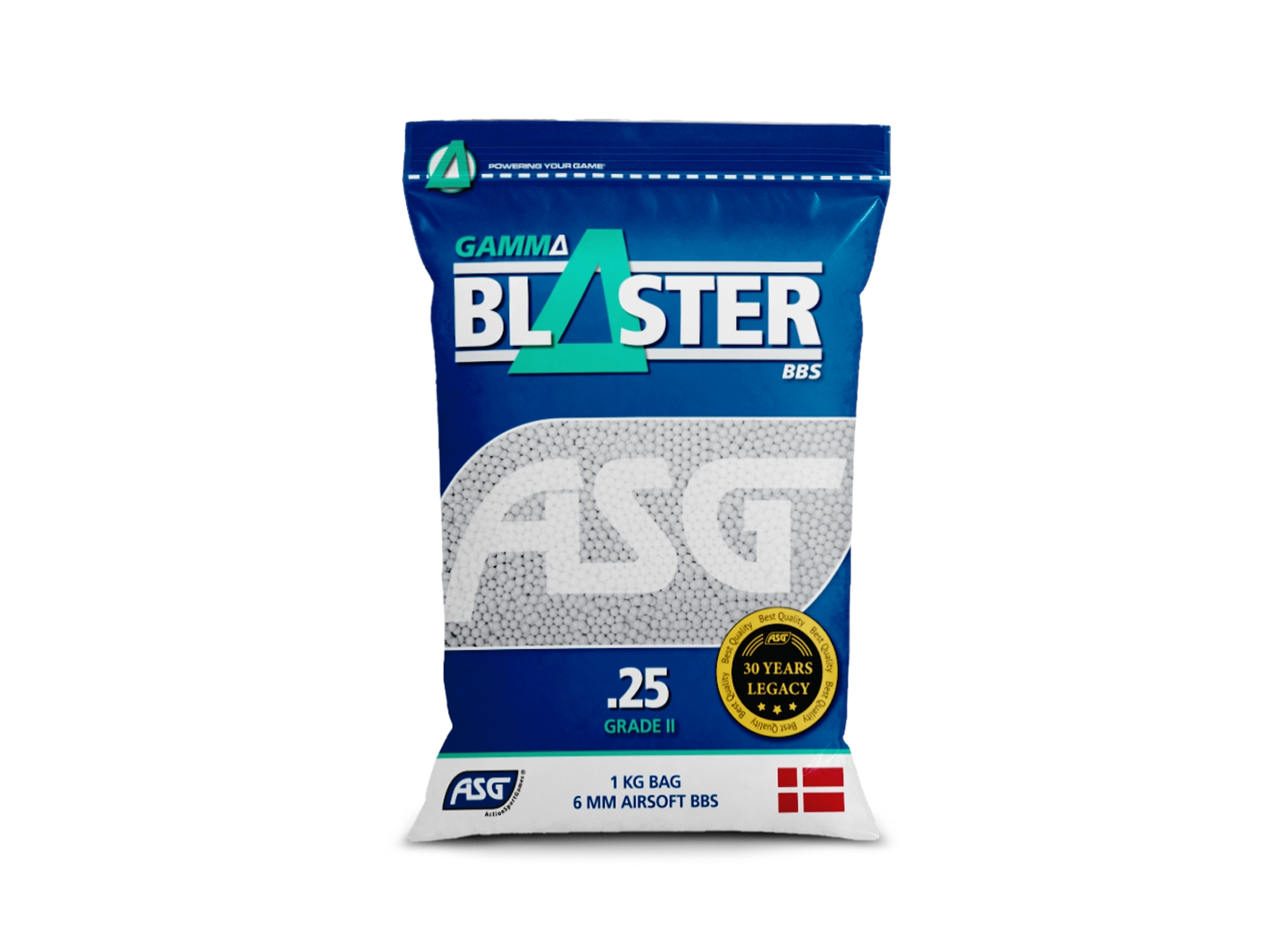 ASG GAMMA Blaster BBs 0,25g, 4000 BBs (Bag) - White OD-A-ASG376 asgbox.pl ASG GAMMA Blaster BBs 0,25g, 4000 BBs (Bag) - White