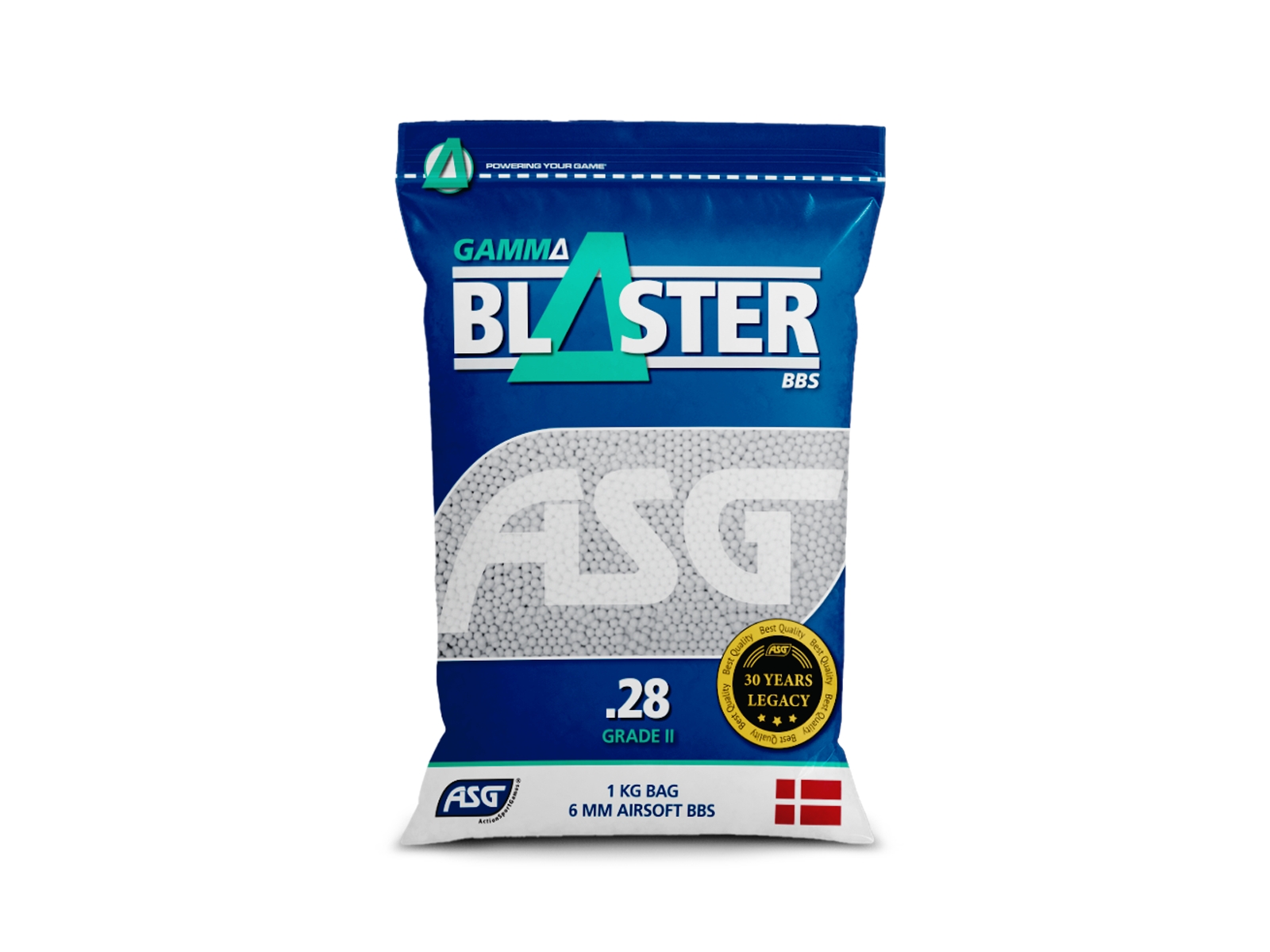 ASG GAMMA Blaster BBs 0,28g, 3500 BBs (Bag) - White OD-A-ASG377 asgbox.pl ASG GAMMA Blaster BBs 0,28g, 3500 BBs (Bag) - White
