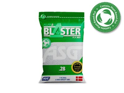 ASG BIO BBs ALPHA Blaster PLA 0,28g, 3500 BBs - White