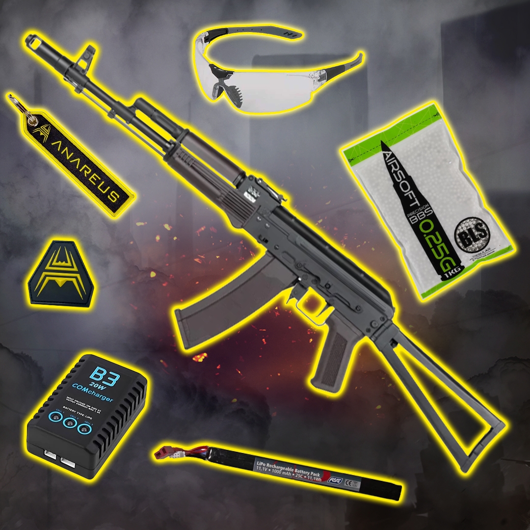 STARTER PACK Set SA AK-74S (SA-J74 CORE(TM) HAL ETU Gen2) - Black / Plum OD-A-START14 asgbox.pl STARTER PACK Set SA AK-74S (SA-J74 CORE(TM) HAL ETU Gen2) - Black / Plum