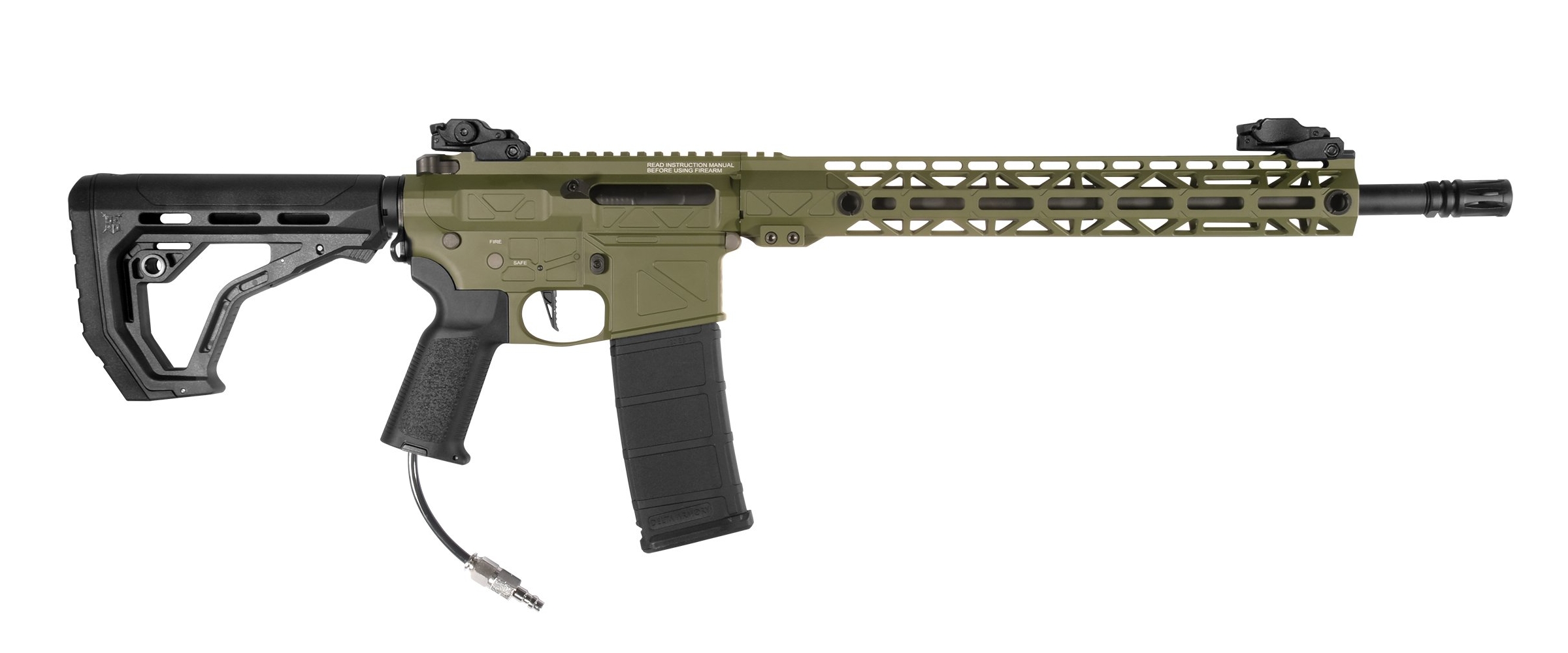 Delta Armory GP FREYA R15 M-LOK 14" HPA Pulsar D, TITAN II - Green OD-A-DA033-OD asgbox.pl Delta Armory GP FREYA R15 M-LOK 14" HPA Pulsar D, TITAN II - Green - obrazek 2