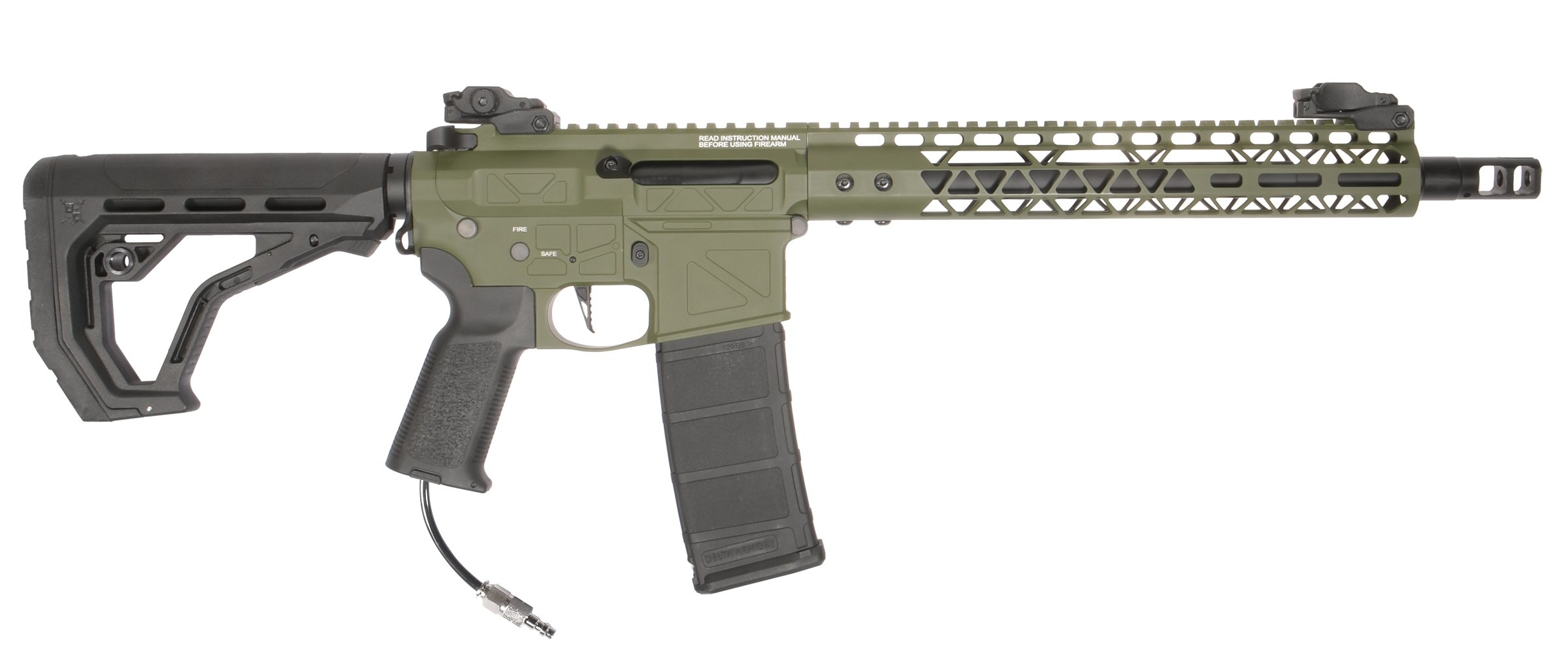 Delta Armory GP FREYA R15 SKELETON 13" HPA Pulsar D, TITAN II - Green OD-A-DA034-OD asgbox.pl Delta Armory GP FREYA R15 SKELETON 13" HPA Pulsar D, TITAN II - Green - obrazek 2