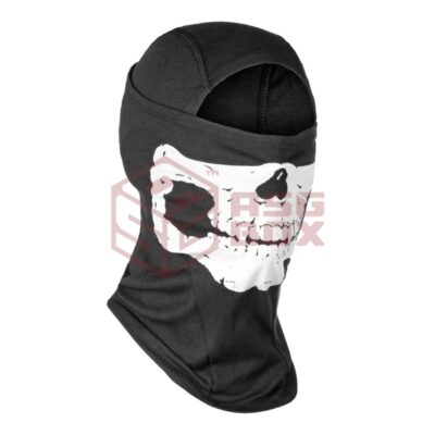 Invader Gear MPS Death Head Balaclava Black