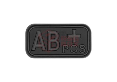 JTG Bloodtype Rubber Patch AB Pos Blackops
