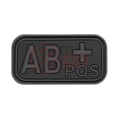 JTG Bloodtype Rubber Patch AB Pos Blackops