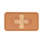 JTG Swiss Flag Rubber Patch Desert