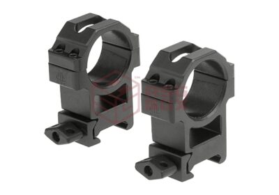 Leapers 30mm CNC Mount Rings High Black