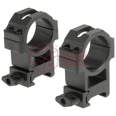 Leapers 30mm CNC Mount Rings High Black