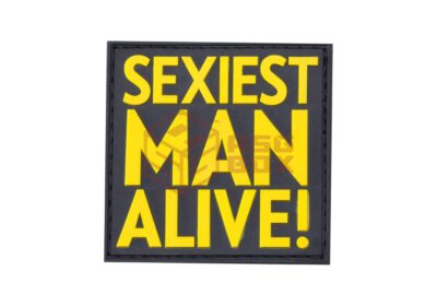 JTG Sexiest Man Alive Rubber Patch Multicolor