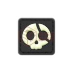 JTG Halloween Pirate Rubber Patch Glow