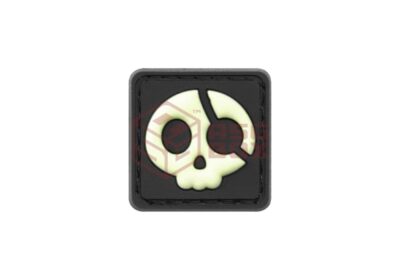 JTG Halloween Pirate Rubber Patch Glow