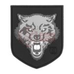 JTG Wolf Shield Rubber Patch Grey
