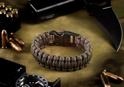 Invader Gear Paracord Bracelet Gun Grey