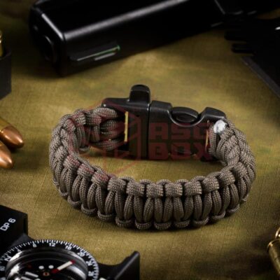 Invader Gear Survival Bracelet Gun Grey