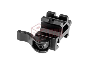 Leapers QD Angle Mount Double Rail 1-Slot Black