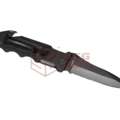 Border Guard SWBG1S Serrated Folder Black
