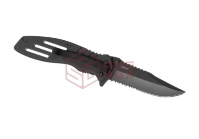 Extreme Ops SWA24S Serrated Folder Black