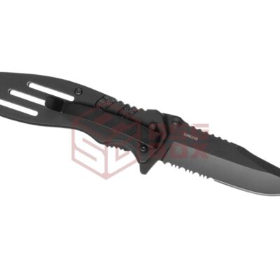 Extreme Ops SWA24S Serrated Folder Black