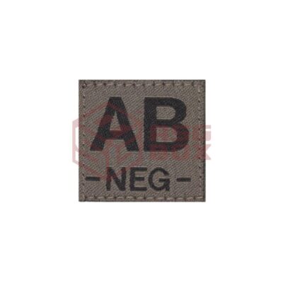 Clawgear AB Neg Bloodgroup Patch RAL7013