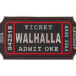 JTG Large Walhalla Ticket Rubber Patch SWAT