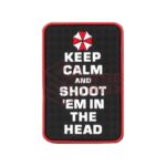 JTG Keep Calm and Shoot Rubber Patch Multicolor