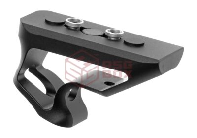 Metal CNC Short Angled Grip for Keymod Black