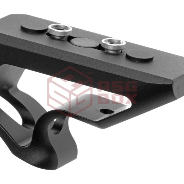 Metal CNC Short Angled Grip for Keymod Black