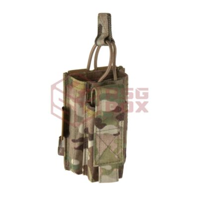 Warrior Single Open Mag Pouch 5.56mm with 9mm Multicam