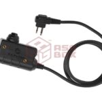 Earmor M51 Tactical PTT Motorola Two Pin Black